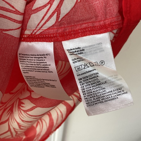 H&M NWT drawstring waist midi dress - Size M - Picture 3 of 8